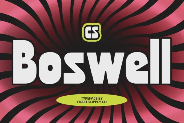 CS Boswell font