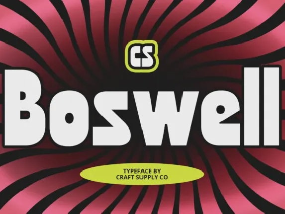 CS Boswell font