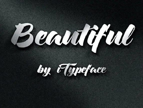 Beautiful Brush font