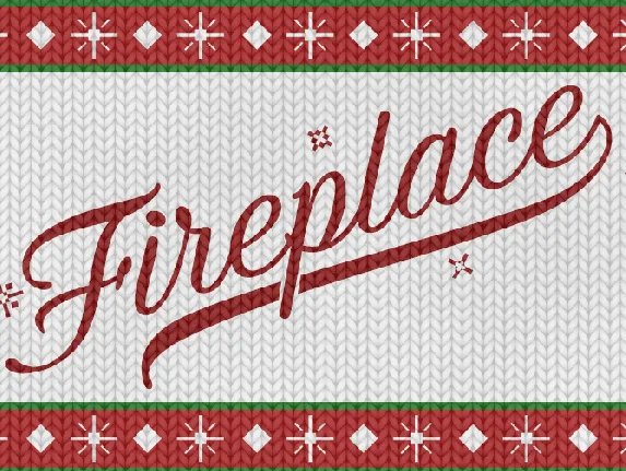 Fireplace PERSONAL USE ONLY font