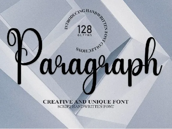 Paragraph Script font