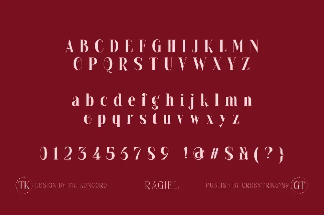 Ragiel font