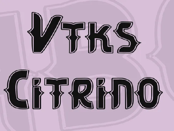 Vtks Citrino font