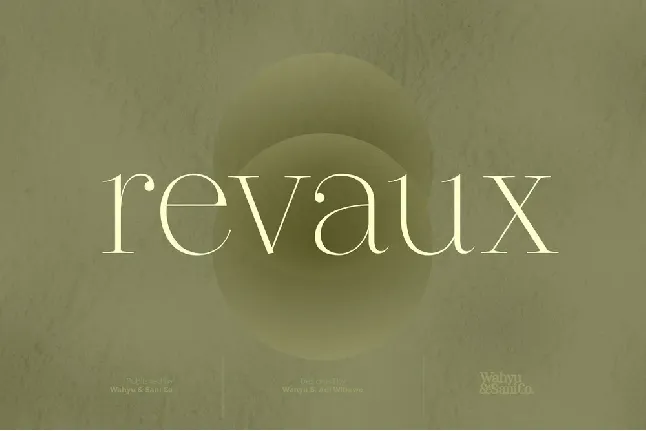 Revaux font