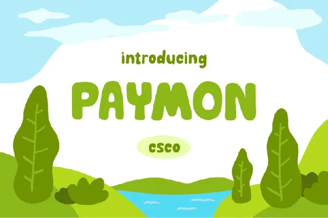 Paymon Display font