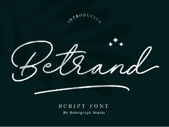 Betrand font