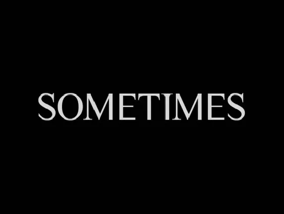 Sometimes font