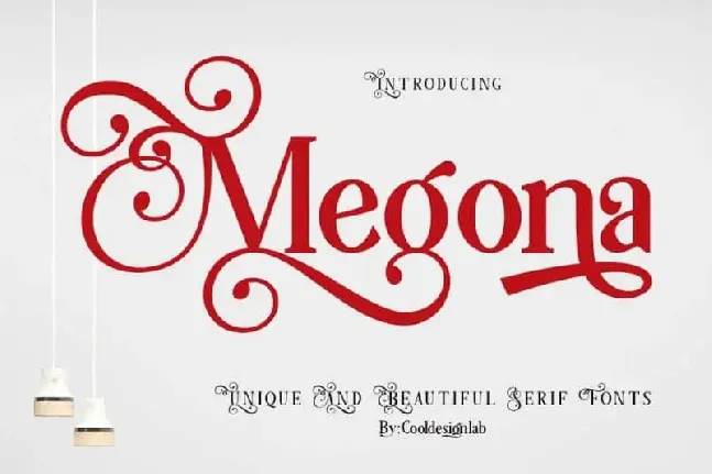 Megona Serif font