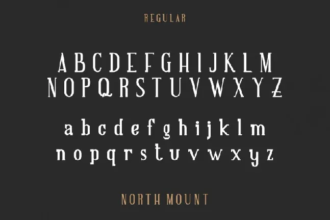 North Mount Trio font