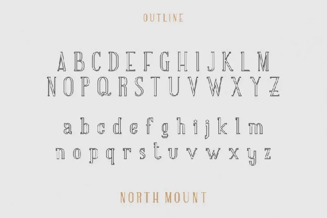 North Mount Trio font