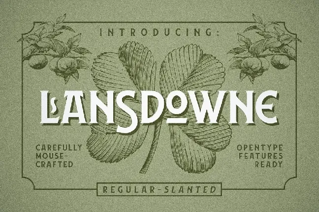 Lansdowne Typeface font