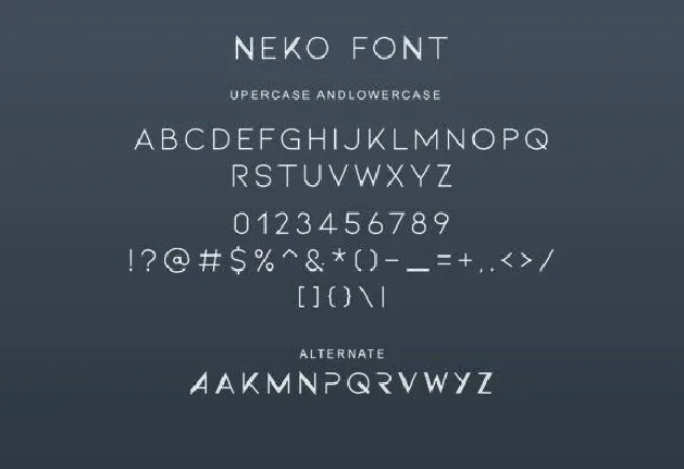 Neko font