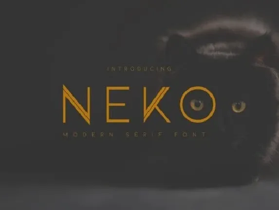 Neko font