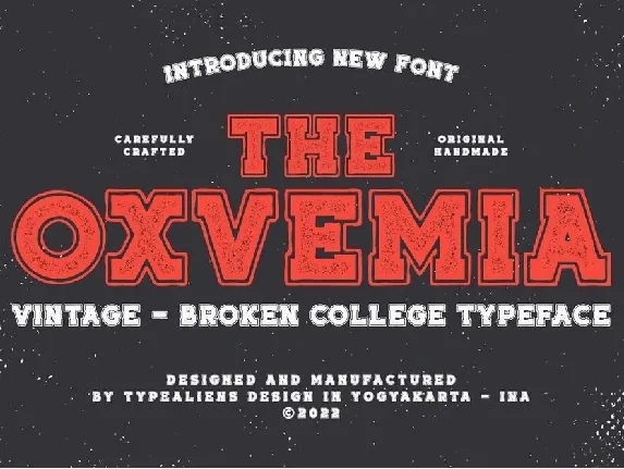 Oxvemia font