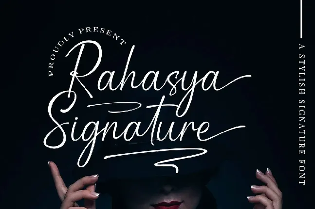 Rahasya Signature font