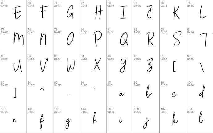 Teacher Signature font