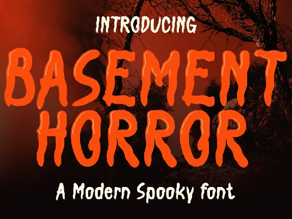 BASEMENT HORROR font