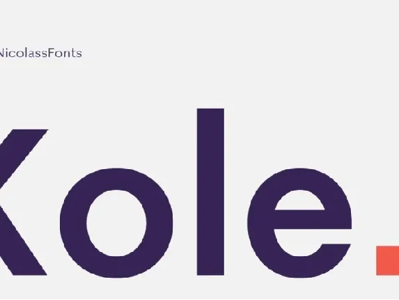 Kole font