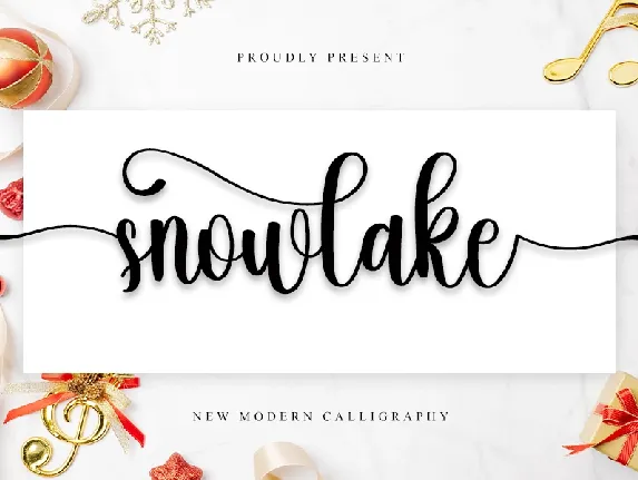 Snowlake font