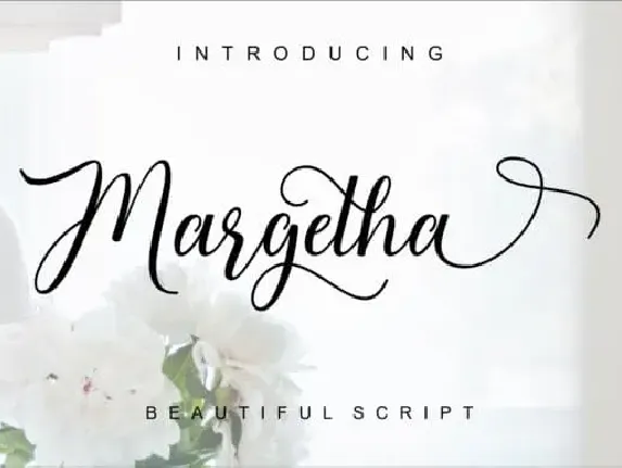 Margetha Calligraphy font