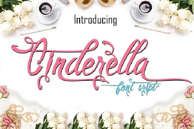 Cinderella Script Free font