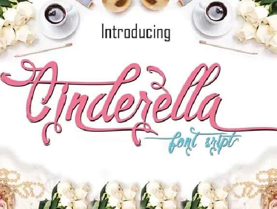 Cinderella Script Free font