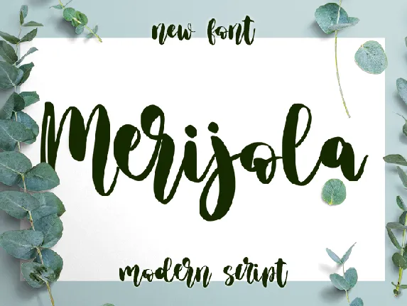 Merijola - personal use font