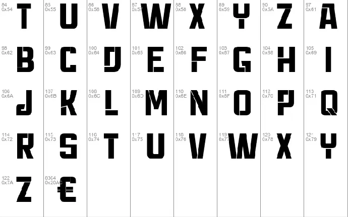 Panzer font