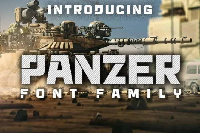 Panzer font