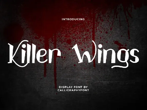 KillerWingsDemo font