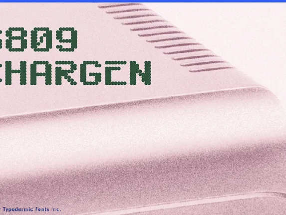 6809 Chargen font