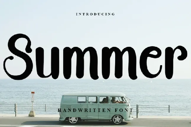 Summer Typeface font