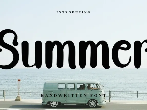 Summer Typeface font