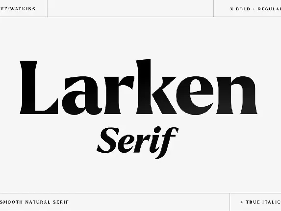 Larken Family font