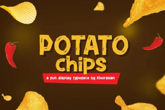 Potato Chips font