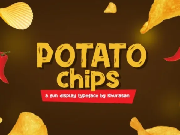 Potato Chips font