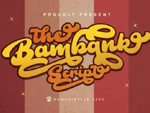 The Bambank Script font