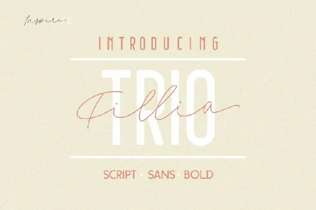 Filia Trio font