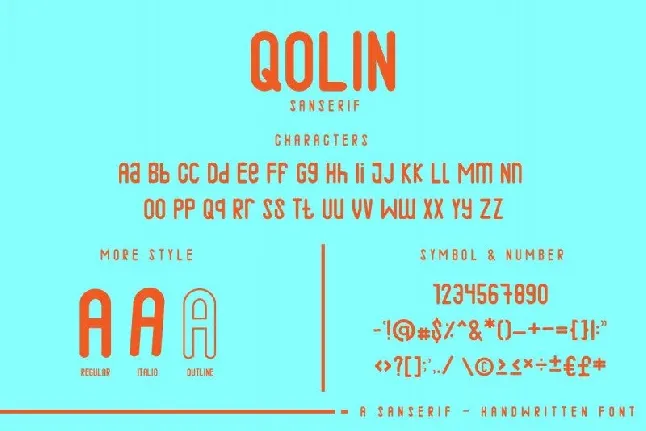 Qalin Duo font