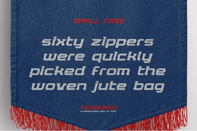 Tekkers 3 FV font