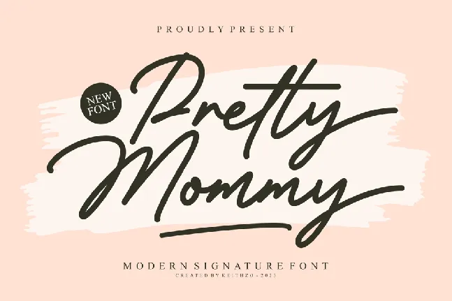 Pretty Mommy font