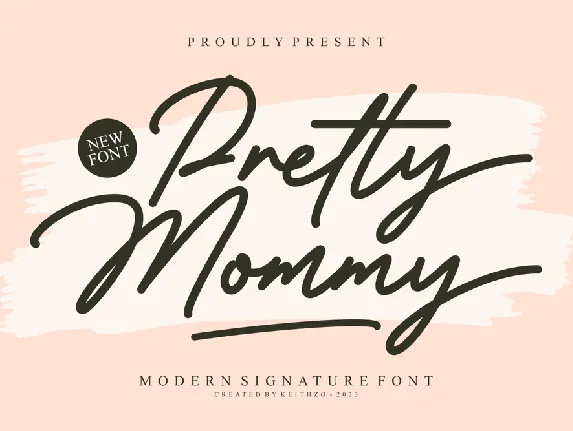 Pretty Mommy font