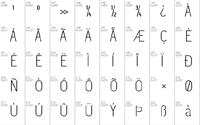 Capsuula font