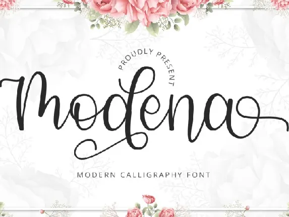 Modena Calligraphy font