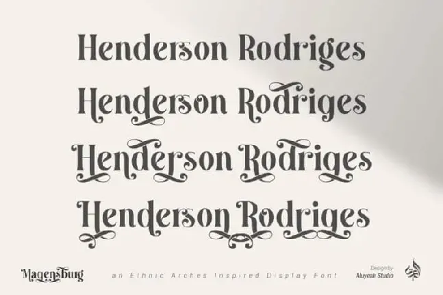 Magensburg Serif font