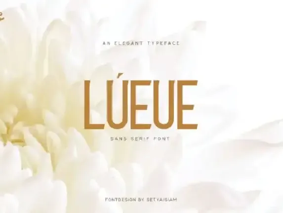 Lueue Sans Serif font