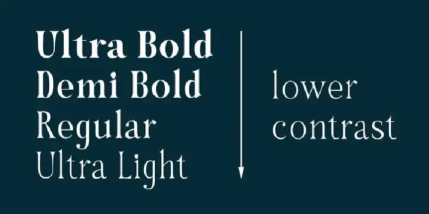 Hybridea Serif font