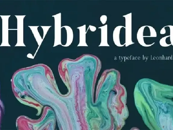 Hybridea Serif font