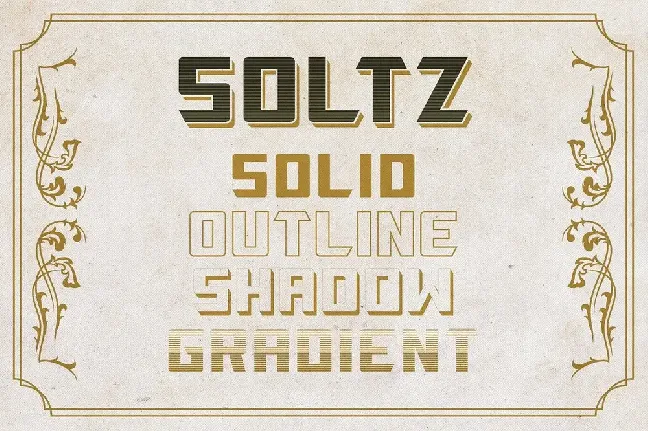 Soltz Typeface font