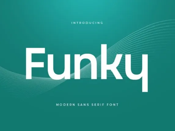 Funky font